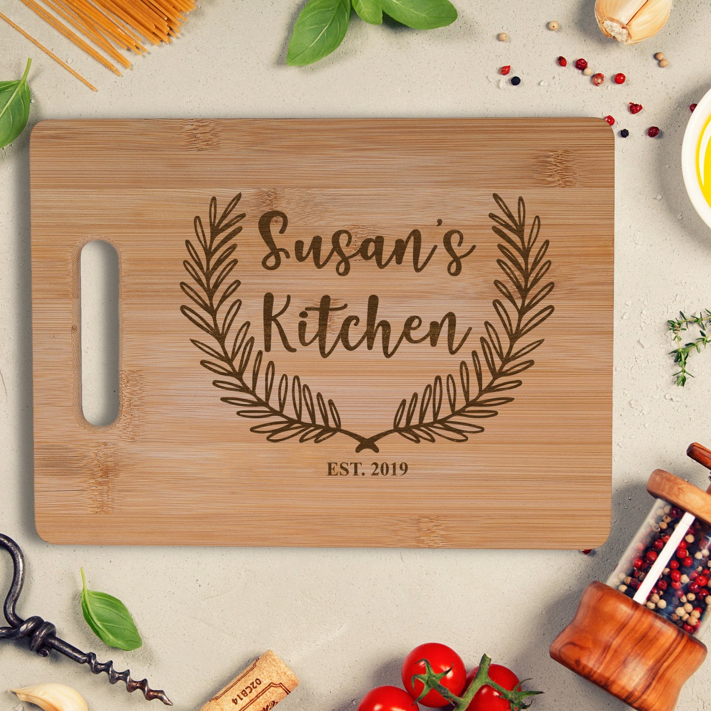Personalised Bamboo Chopping Board